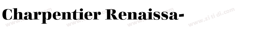 Charpentier Renaissa字体转换